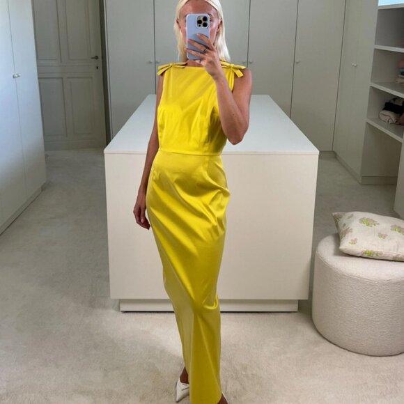 Berndette Yellow Dress - Picture 2 of 3